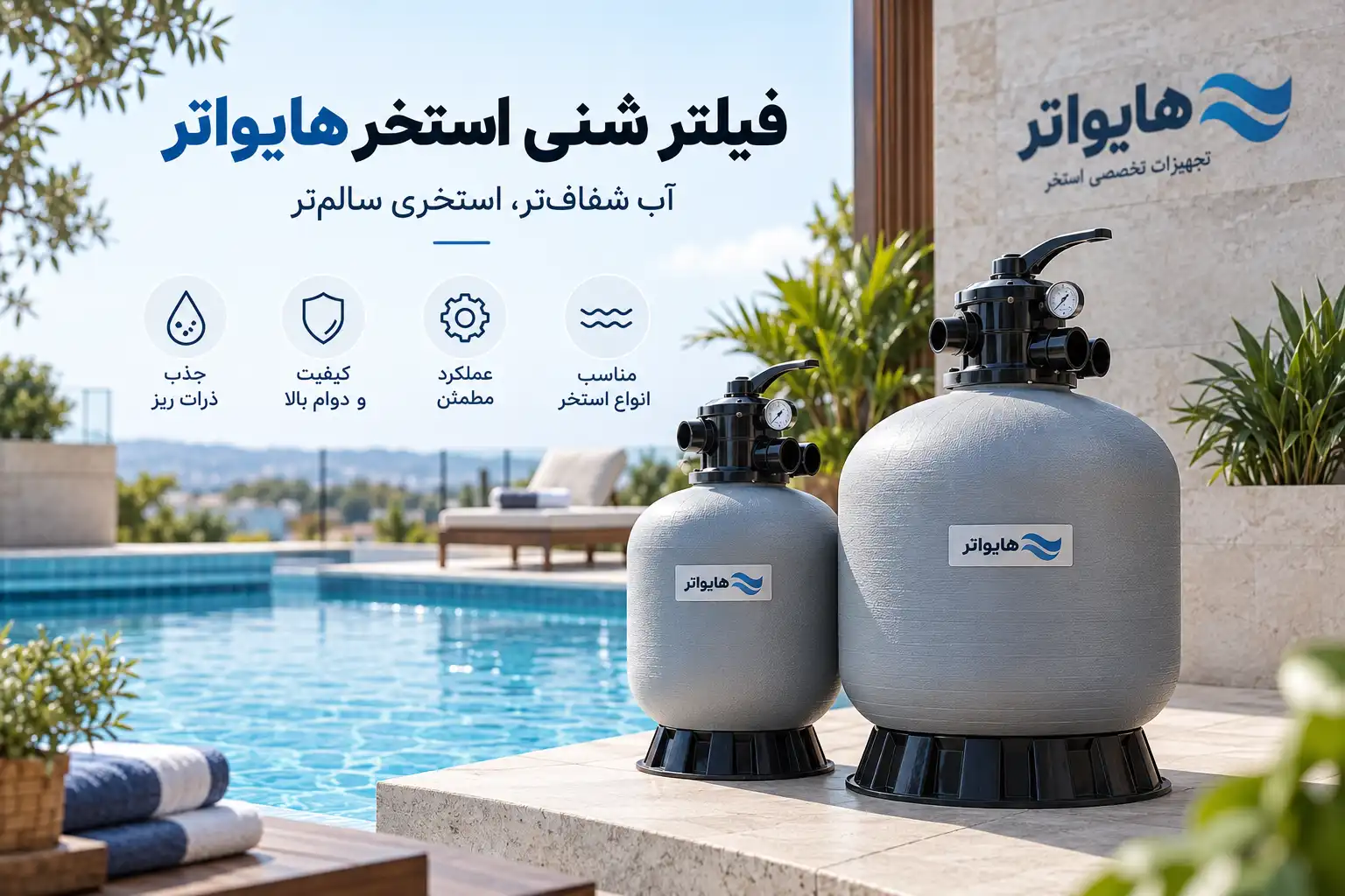 فیلتر شنی استخر هایواتر