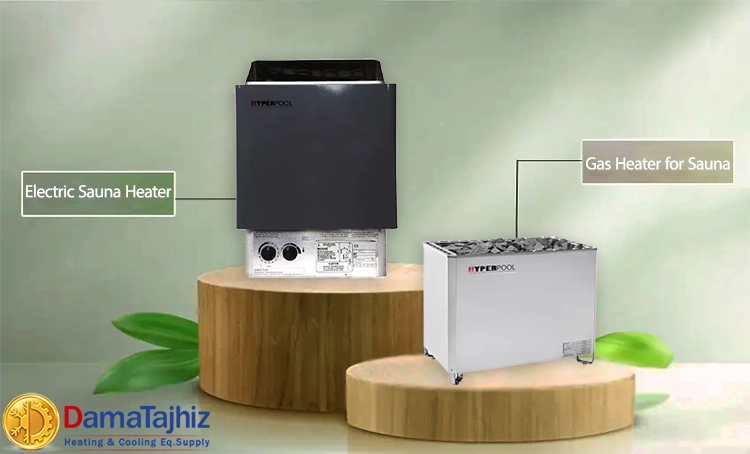 Hyperpool electric and gas sauna heaters