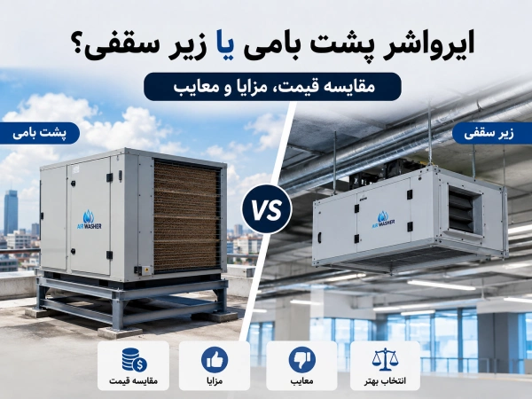 ایرواشر پشت بامی یا زیر سقفی؟ | مقایسه قیمت، مزایا و معایب