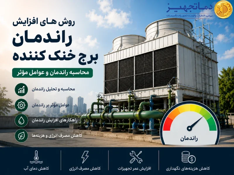 روش های افزایش راندمان برج خنک کننده + محاسبه راندمان