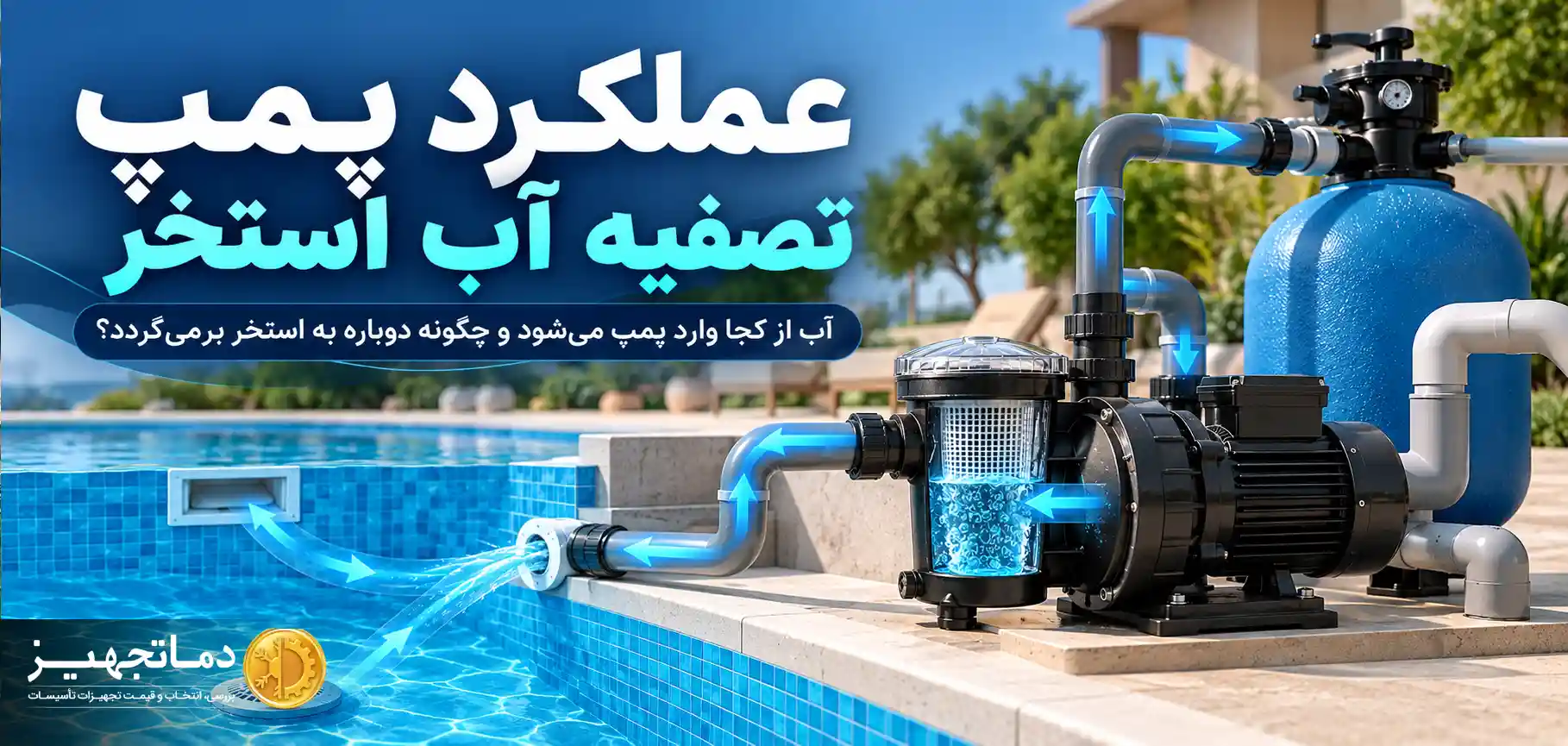 عملکرد پمپ تصفیه آب استخر چگونه است؟  
