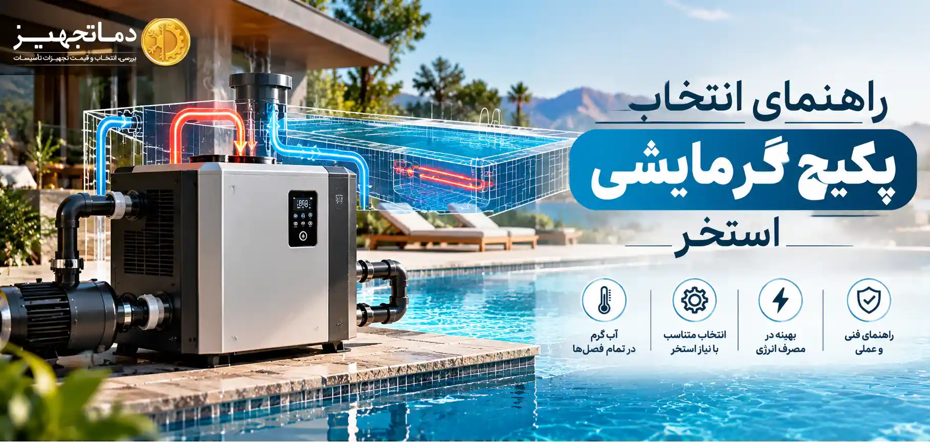 راهنمای انتخاب پکیج گرمایشی استخر