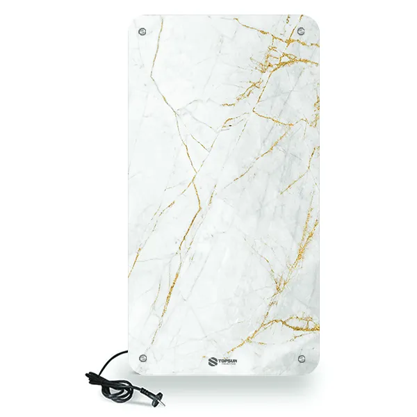 رادیاتور برقی شیشه ای تاپ سان مدل D-909 سایز 60×60-3