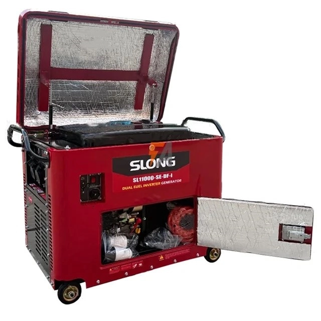 موتور برق دوگانه سوز اینورتر سایلنت اسلانگ مدل SL11000W-SE-i -DF